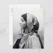Sarojini Naidu Postkarte (Vorne/Hinten)