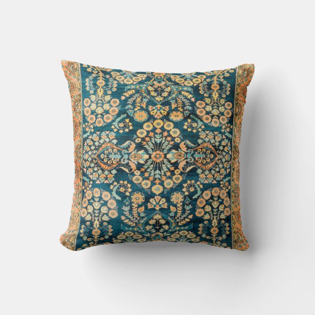 Sarouk Antique West Persian Rug Print Kissen (Vorderseite)