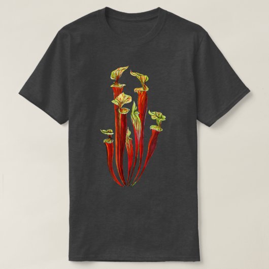 Sarracenia Carnivorous-Pflanze T-Shirt (Design vorne)