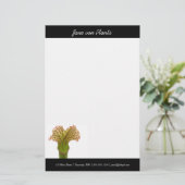 Sarracenia Pitcher-Pflanze Briefpapier (Stehend Vorderseite)