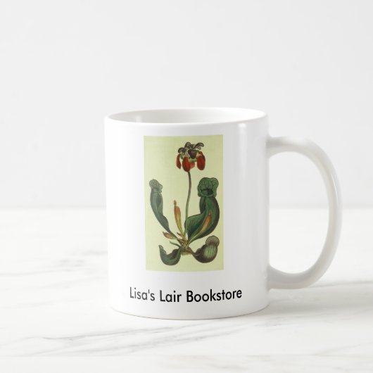Sarracenia purpurea Buchhandlung Promo Kaffeetasse (Rechts)