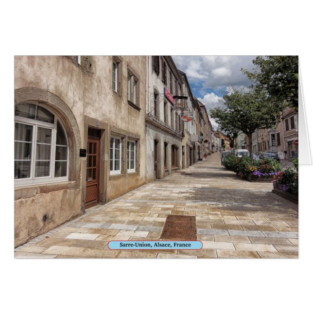 Sarre-Gewerkschaft, Elsass, Frankreich (Vorderseite (Horizontal))