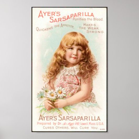 Sarsaparilla Medicine Poster (Vorne)
