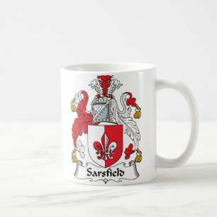 Sarsfield Familienwappen Kaffeetasse