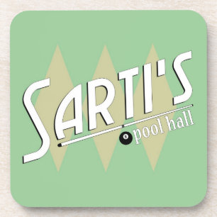 Sartis Pool Hall Getränkeuntersetzer