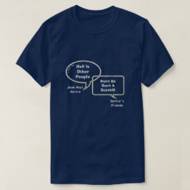 Sartre und seine Buds on Philosophy 2 - A MisterP  T-Shirt