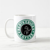 Sartrebucks Kaffee-Tasse Kaffeetasse (Links)