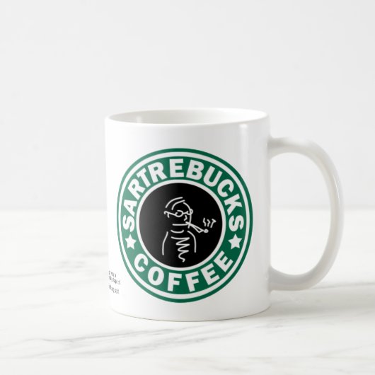 Sartrebucks Kaffee-Tasse Kaffeetasse (Rechts)