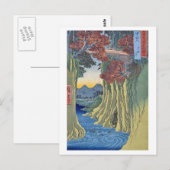 Saruhashi-Affenbrücke Kai Postkarte (Vorne/Hinten)