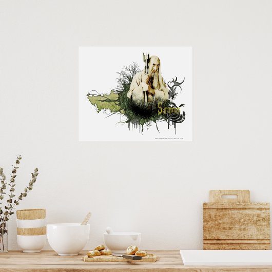 SARUMAN™ Vector Collage Poster (Küche)