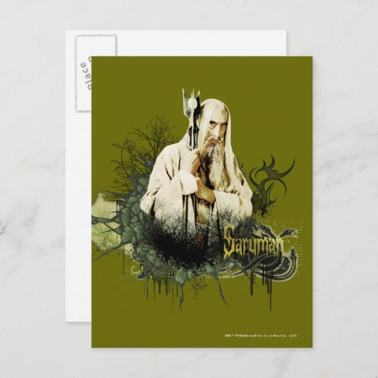 SARUMAN™ Vector Collage Postkarte (Vorne/Hinten)
