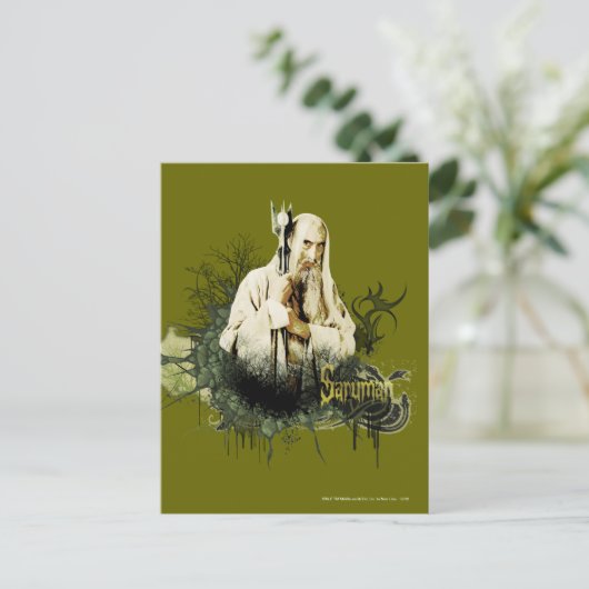 SARUMAN™ Vector Collage Postkarte (Stehend Vorderseite)