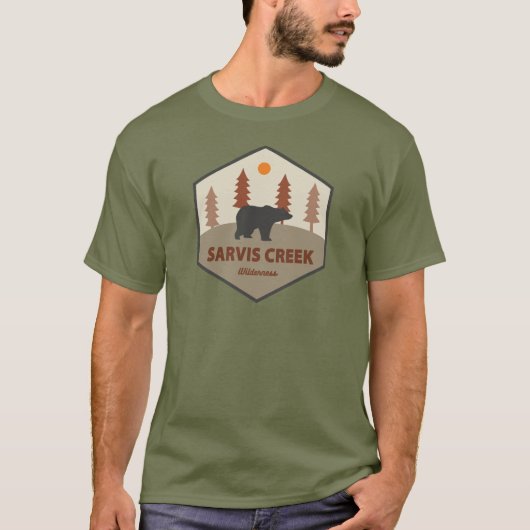 Sarvis Creek Wilderness Colorado Bear T-Shirt (Vorderseite)