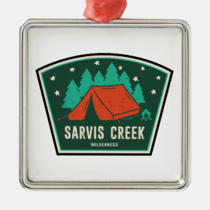 Sarvis Creek Wilderness Colorado Camping Ornament Aus Metall