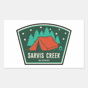 Sarvis Creek Wilderness Colorado Camping Rechteckiger Aufkleber