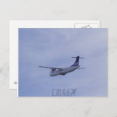 SAS ATR-72 CMAE-Postkarte Postkarte (Vorne/Hinten)