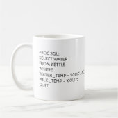 SAS Code Geek SQL Text  Kaffeetasse (Links)