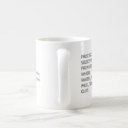 SAS Code Geek SQL Text  Kaffeetasse (Henkel)