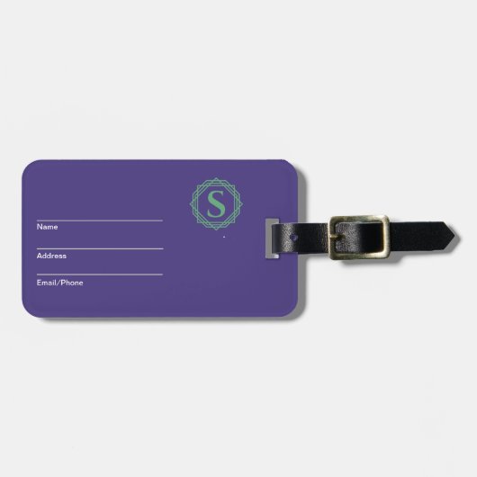 SaS Gepäckmarke Gepäckanhänger (Vorderseite horizontal)