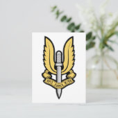 SAS-Insignien Postkarte (Stehend Vorderseite)