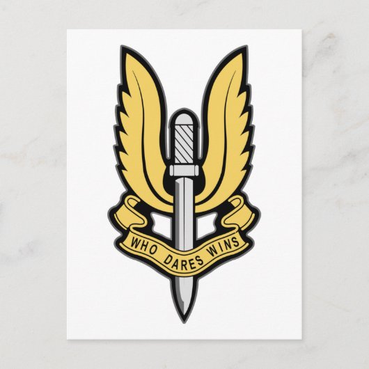 SAS-Insignien Postkarte (Vorderseite)