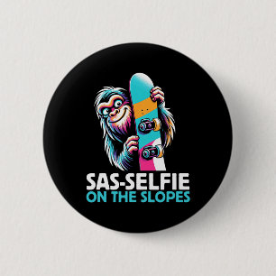 Sas-selfie auf den Pisten Snowboarden Bigfoot Snow Button