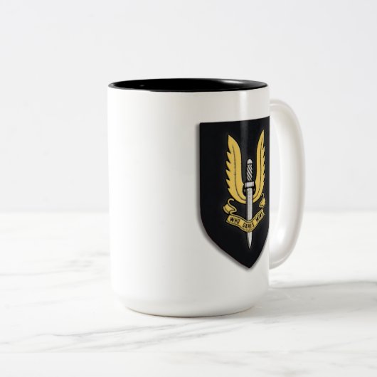 SAS Special Air Service Abzeichen Veteranen Tasse (VorderseiteRechts)