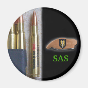 sas veteran war königliche Armee Marine iraq Nenne Magnet