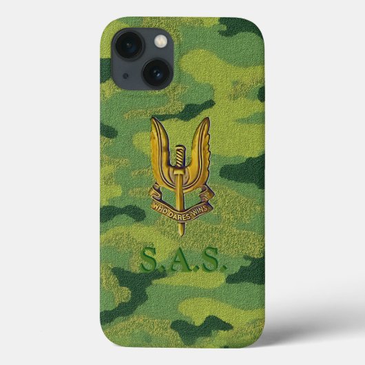 SAS Woodland-Camouflage Tough Phone Case-Mate iPhone Hülle (Rückseite)