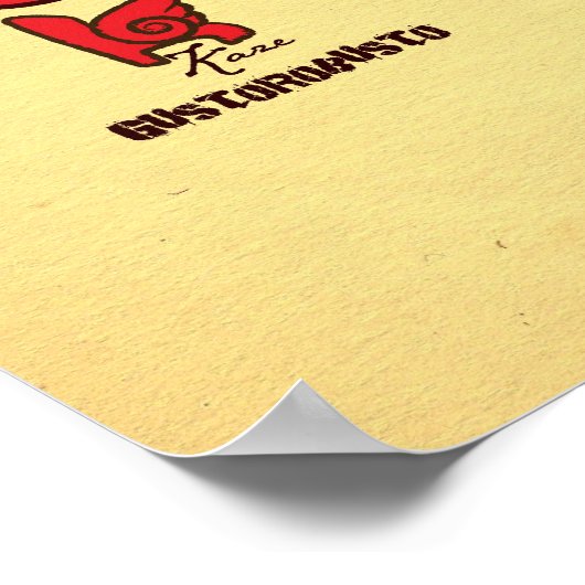 Sasaki Kojiro Poster (Ecke)