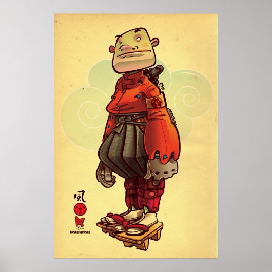 Sasaki Kojiro Poster (Vorne)