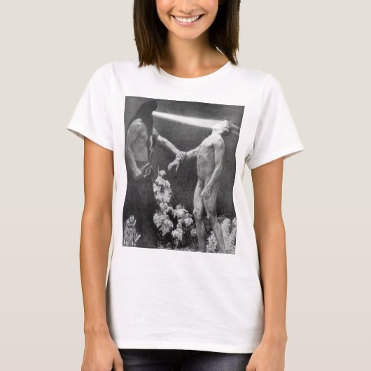 Sascha Schneider - Hypnosis Vintager deutscher Okk T-Shirt (Vorderseite)