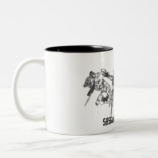SASGamingClan Zweifarbige Tasse (Links)
