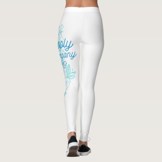 Sash Rose der Frauen Leggings (Rückseite)