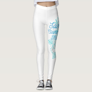 Sash Rose der Frauen Leggings