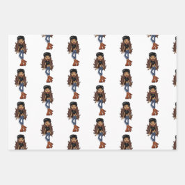 Sasha Bratz x Dolls Kill Outfit Wrapping Paper Geschenkpapier Set