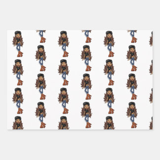 Sasha Bratz x Dolls Kill Outfit Wrapping Paper Geschenkpapier Set