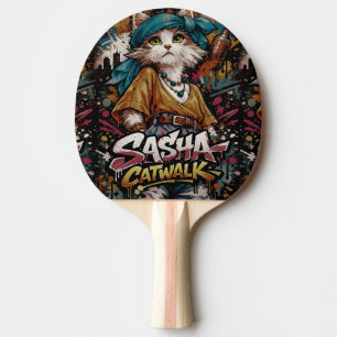 Sasha Catwalk Ping Pong Schläger Tischtennis Schläger