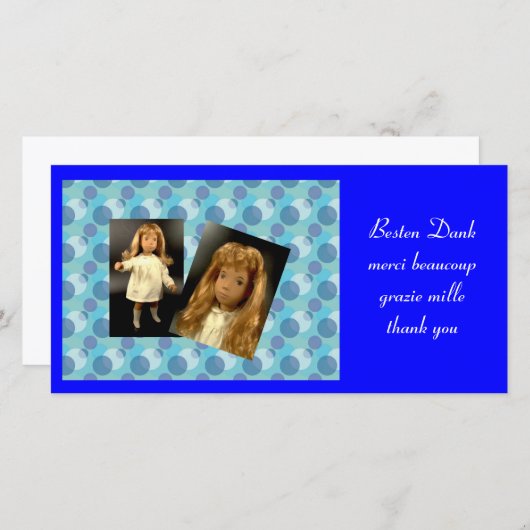 Sasha DANKE Fotokarte (Vorne/Hinten)