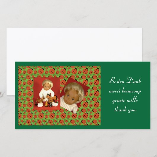 Sasha DANKE Fotokarte (Vorne/Hinten)