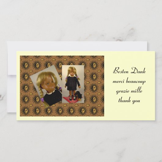 Sasha DANKE Fotokarte (Vorderseite)