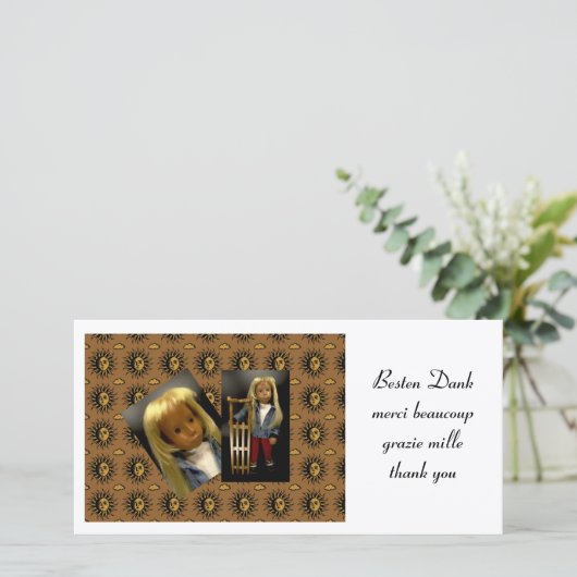 Sasha DANKE Fotokarte (Stehend Vorderseite)