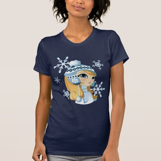 Sasha das Schnee-Häschen! T-Shirt (Vorderseite)