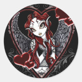Sasha Fairy Valentine's Day Sticker (Vorderseite)