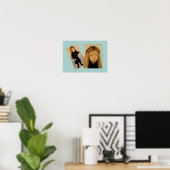 Sasha Kiltie Poster (Heimbüro)