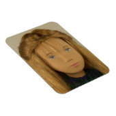 Sasha Puppe  / Sasha Doll Premium Flexi Magnet (Rechte Seite)