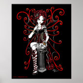 Sasha Red Couture Fairy Poster (Vorne)
