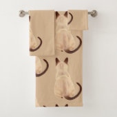 Sasha siamesische badhandtuch set (Insitu)