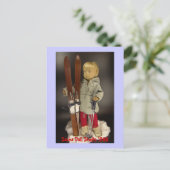 Sasha Studio Puppe Postkarte (Stehend Vorderseite)