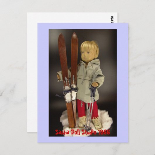 Sasha Studio Puppe Postkarte (Vorne/Hinten)
